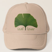 Boom Hugger, Leaf Lover - Ginkgo Trucker Pet (Voorkant)