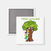 Boom Hugger - meisje Magneet (Voorkant / Achterkant)
