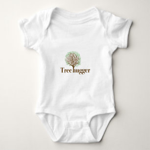 Boom-hugger met boomillustratie romper