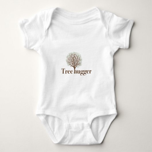 Boom-hugger met boomillustratie romper (Voorkant)