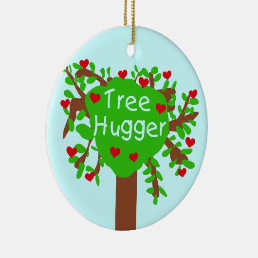 Boom Hugger T-shirts en cadeautjes Keramisch Ornament (Rechts)