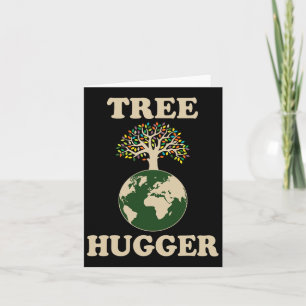 Boom hugger vintage retro natuur milieu oor kaart