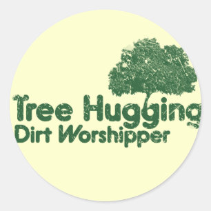 Boom Hugging Dirt Worshipper Ronde Sticker