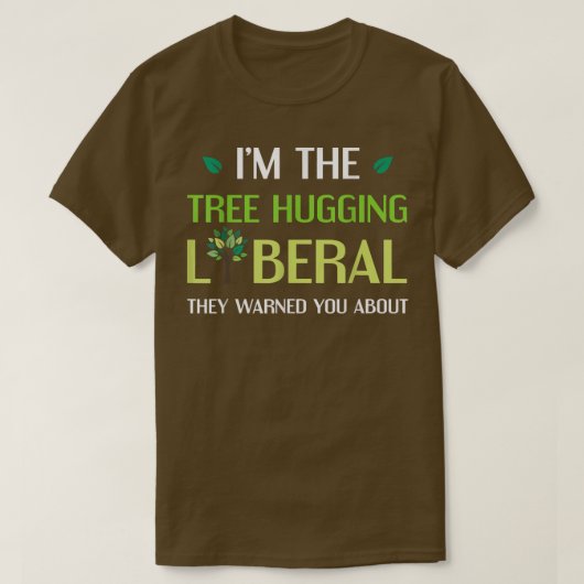Boom Hugging Liberal Environmental Tree Hugger T-shirt (Design voorkant)