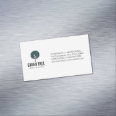 Boom Icoon / Landschapsarchitect Magnetisch Visitekaartje (Voorbeeld)