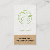 Boom Icoon | Landschapsarchitectuur | Tuinman Visitekaartje (Voorkant)