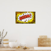 BOOM! II (kleinere maten) Poster (Keuken)