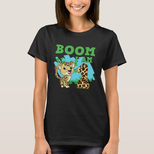 Boom Im 1 Leopard T-shirt (Voorkant)