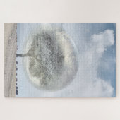 Boom in beschermende bubbel legpuzzel (Horizontaal)