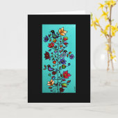 "Boom in Blauwe" notakaart door CatherineHayesArt Kaart (Gele Bloem)