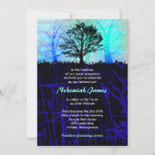 Boom in Bossen Bar Mitzvah Uitnodiging (Voorkant)