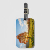 Boom in brand bagagelabel (Voorkant (verticaal))