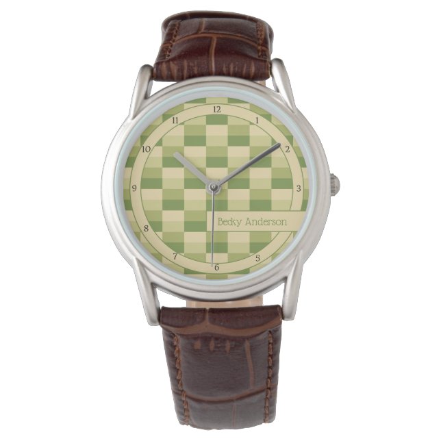 Boom In De Kleuren Van De Woestijn Horloge (Voorkant)
