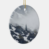 Boom in de lijst keramisch ornament (Rechts)