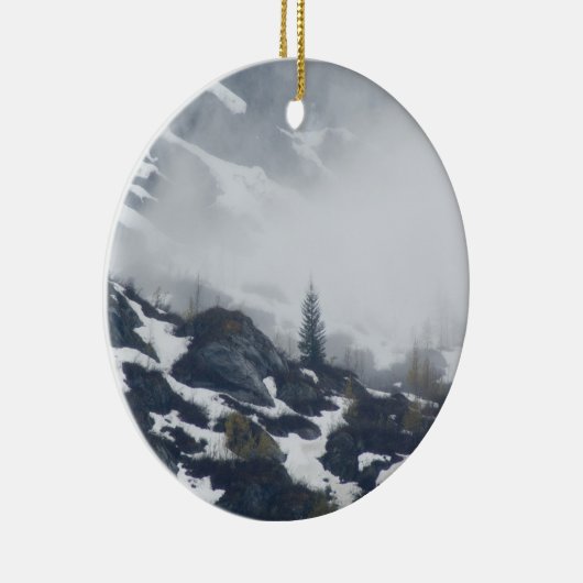 Boom in de lijst keramisch ornament (Rechts)