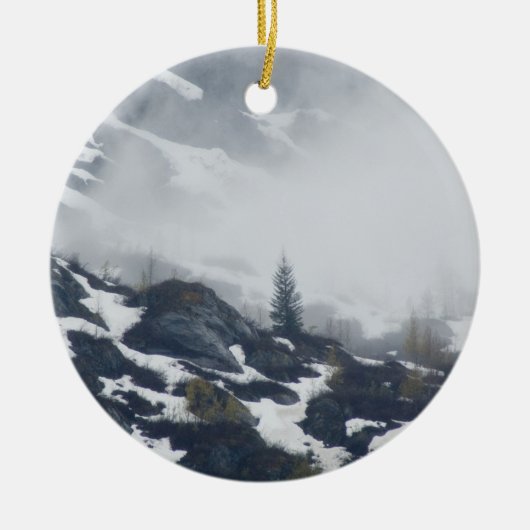 Boom in de lijst keramisch ornament (Voorkant)