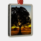 Boom in de ochtend metalen ornament (Rechts)