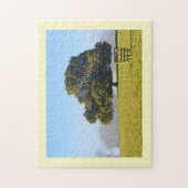 Boom in de winterzon legpuzzel (Verticaal)
