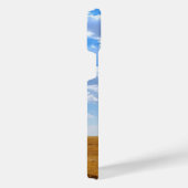 Boom in een geoogst tarweveld iPhone hoesje (Rechterkant)