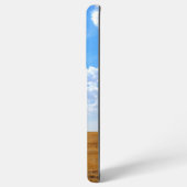 Boom in een geoogst tarweveld samsung galaxy hoesje (Linkerkant)