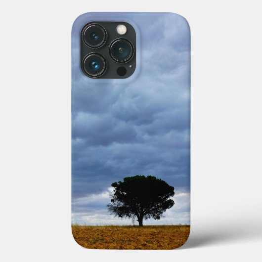 Boom in een leeg veld Case-Mate iPhone case (Achterkant)
