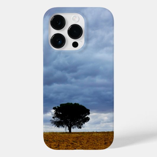 Boom in een leeg veld Case-Mate iPhone case (Achterkant)