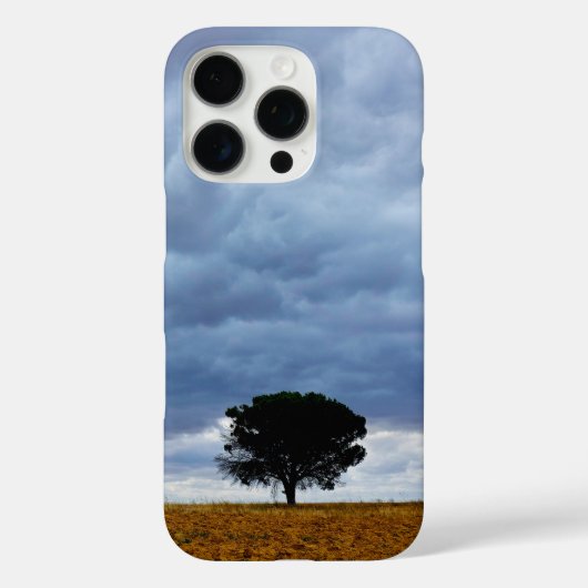 Boom in een leeg veld Case-Mate iPhone case (Achterkant)