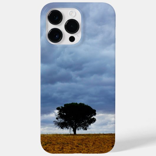 Boom in een leeg veld Case-Mate iPhone case (Achterkant)