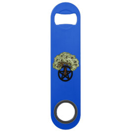 Boom in een pentakelbalksleutel speed flessenopener