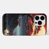 Boom in een pot iPhone hoesje (Achterkant horizontaal)