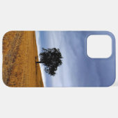 Boom in een tarweveld iPhone hoesje (Achterkant horizontaal)
