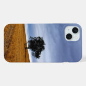 Boom in een tarweveld iPhone hoesje (Achterkant horizontaal)