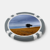 Boom in een tarweveld poker chips (Enkel)