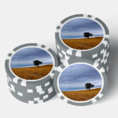 Boom in een tarweveld poker chips (Opstapeling)