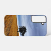 Boom in een tarweveld samsung galaxy hoesje (Achterkant horizontaal)