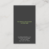 BOOM IN GROEN/GRIJS VERTICAAL Visitekaartje (Achterkant)