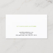 BOOM IN GROEN/GRIJS Visitekaartje (Achterkant)