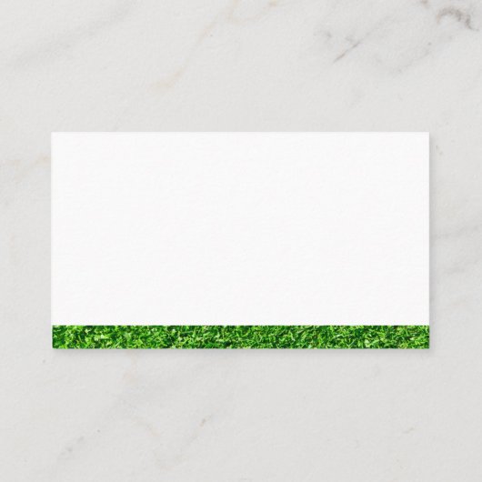 Boom in het veld van gras visitekaartje (Achterkant)