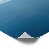 Boom in kalm meer Serene landschap Poster (Hoek)