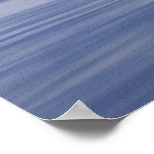 Boom in met sneeuw bedekt landschap poster (Hoek)