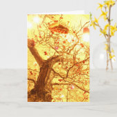 Boom Kaart (Gele Bloem)