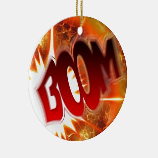 Boom! Keramisch Ornament (Rechts)