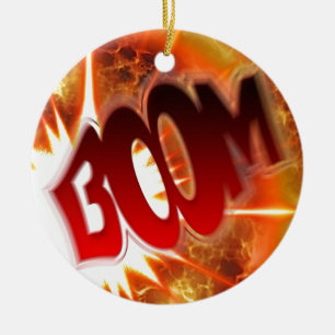 Boom! Keramisch Ornament