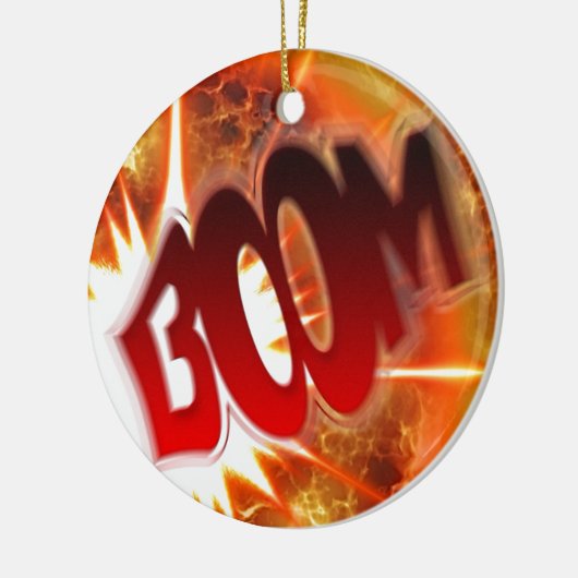 Boom! Keramisch Ornament (Links)