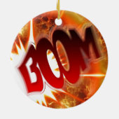Boom! Keramisch Ornament (Achterkant)