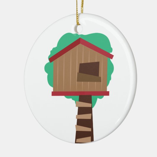 Boom Keramisch Ornament (Links)