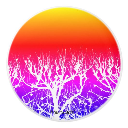 Boom Keramische Knop (Voorkant)