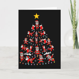 Boom Kerstman Yoga Houding Yoga Kerstman Kerst Yog Kaart
