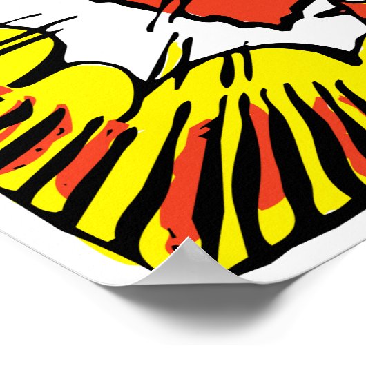 BOOM! (kleinere afmetingen) Poster (Hoek)