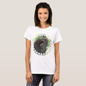 Boom-klimmende dames op T-shirt (Voorkant volledig)